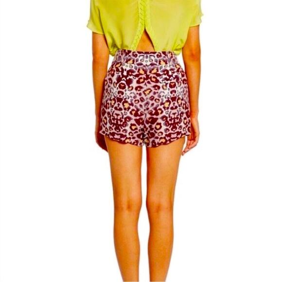 NWT Mara Hoffman animal print purple leopard print size 2 - Picture 2 of 6